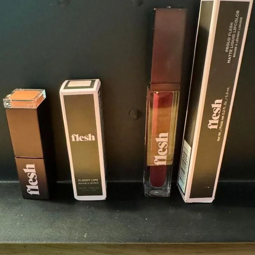 Flesh Lip Color Lot of 2 New in Box Colors Quiver and Lick